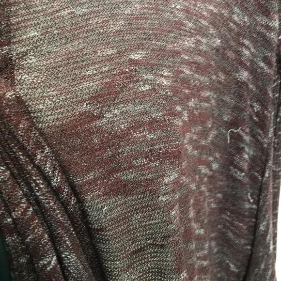 MOSSIMO SUPPLY CO. SOFT LIGHT SWEATER HOODIE SZ XXL MARBLED MAROON EXCELLENT CON - Picture 7 of 7